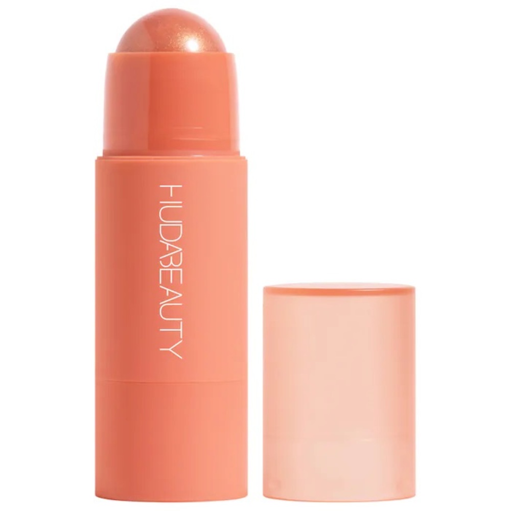 HUDA BEAUTY Cheeky Tint Cream Blush Stick in Perky Peach